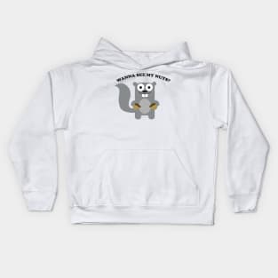 Wanna See My Nuts? Kids Hoodie